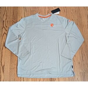 Cleveland Browns Nike NFL On Field Dri-Fit Gray Long Sleeve Shirt Men's XL, NWT